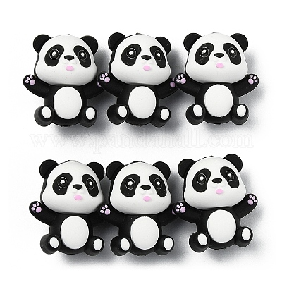 6 шт. Силиконовые бусины&nbsp;SIL-YW0002-16A-1