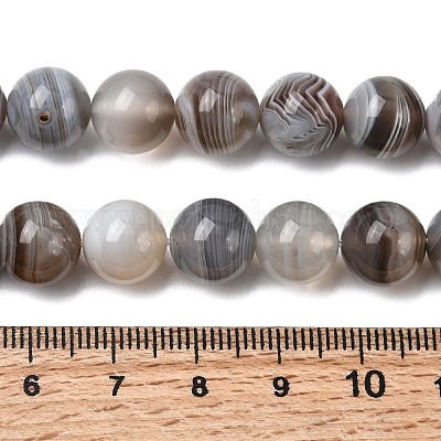 Природные Ботсвана агат бисер нитей G-H334-A01-03-1