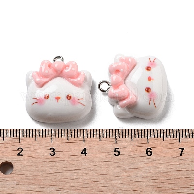 Подвески из непрозрачной смолы RESI-R444-05I-1