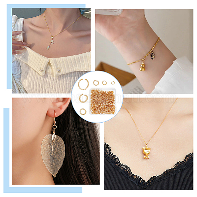 6 стиль 304 нержавеющая сталь кольца для прыжков STAS-AR0002-18G-1