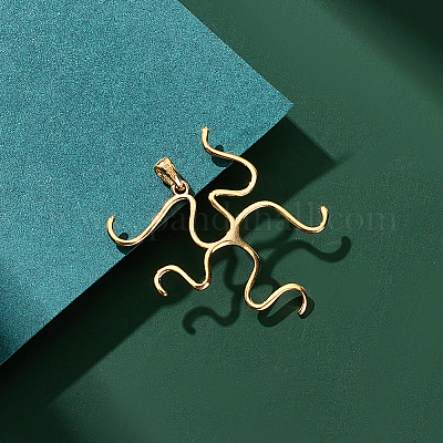 1 шт. 925 подвески из стерлингового серебра с 5 зубцами FIND-GO0001-74-1