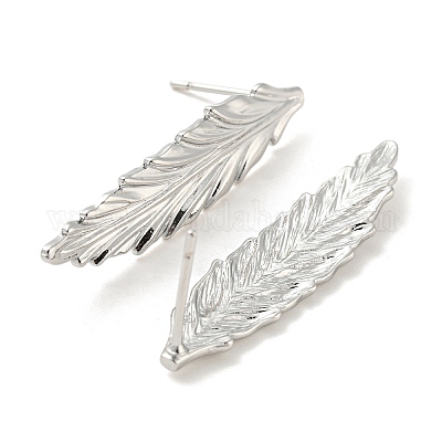 Латунь серьги EJEW-K264-07P-1