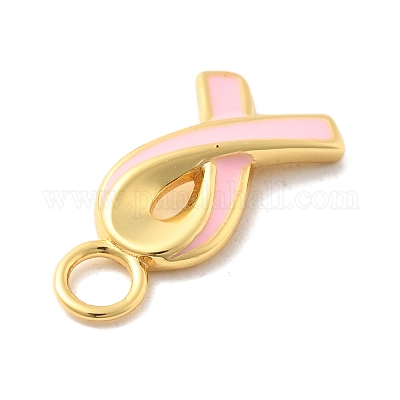 925 подвеска из розовой эмали стерлингового серебра STER-Z012-01G-04-1