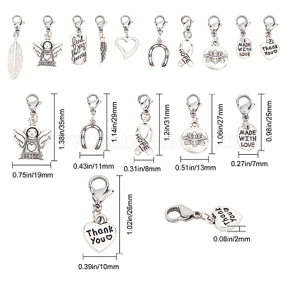 Подвески из сплава  HJEW-SC0001-13-1