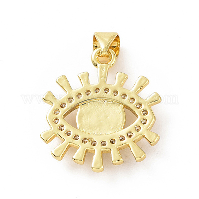 Латунные микро проложить кубического циркония подвески KK-G460-03G-1