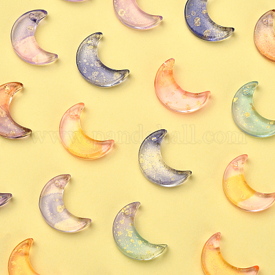 100шт 5 цвета стеклянные подвески GLAA-CJ0001-64-1