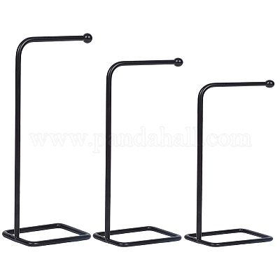 3 шт. 3 стиля железная стойка для демонстрации ювелирных изделий из ожерелья NDIS-SC0001-01-1