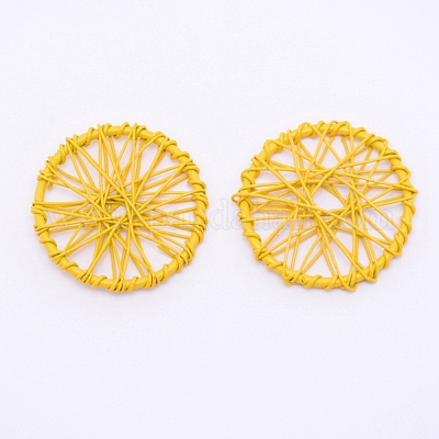 Железные подвески из обернутой проволоки&nbsp;IFIN-WH0053-41A-03-1