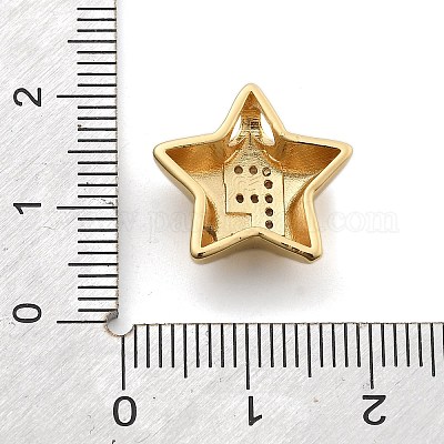 Стойки обшивки латунь микро проложить Циркон подвеску KK-I722-05G-F-1