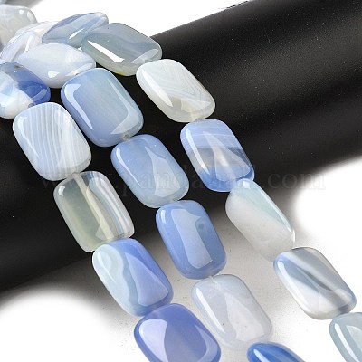 Натуральные полосатые агатовые / полосатые агатовые бусинки G-B137-B01-01D-1