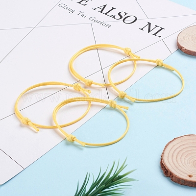 Корейская вощеной шнур браслет полиэстера делает AJEW-JB00011-18-1