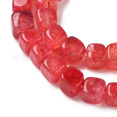 Естественные выветрившиеся агатовые бусины G-G177-E09-05-1