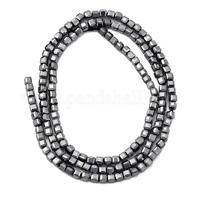 Нити из синтетических терагерцовых каменных бусин G-H327-L03-01-1