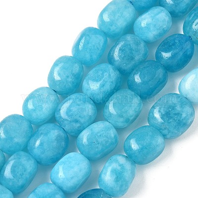 Окрашенные природные малайзии нефрита бисер нитей G-P528-I14-01-1