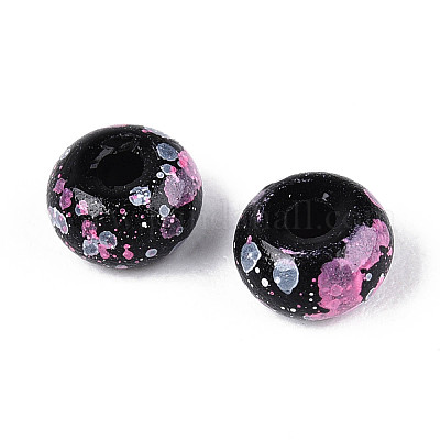 3/0 стеклянные бусины с краской для запекания X1-GLAA-G118-02G-1