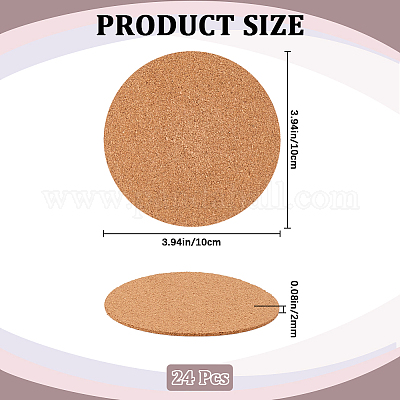 Самоклеящаяся пробковая подставка AJEW-WH20042-14C-1