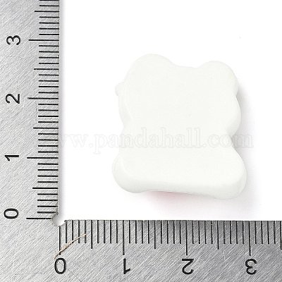 Кабошоны из непрозрачной смолы с изображением медведя-клубники CRES-D301-01A-1