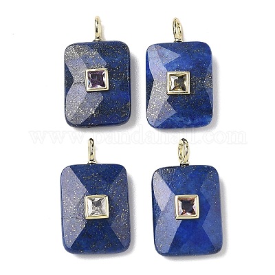 Крашеные природные лазурит подвески G-I391-03G-03-1
