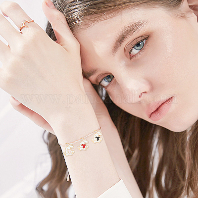 60шт 3 цвета сплава эмаль подвески ENAM-HY0001-35-1