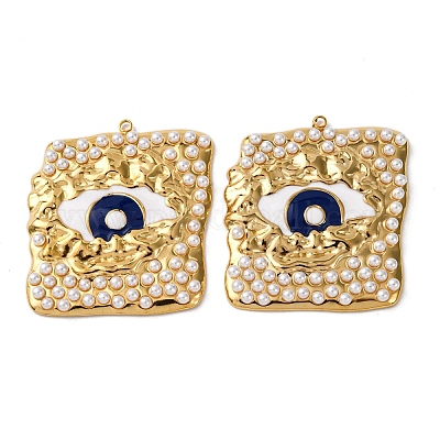 Подвески из нержавеющей стали 304 с эмалью STAS-L299-04G-1