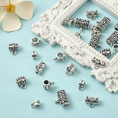 25 шт. 5 стильных вешалки из сплава в тибетском стиле TIBE-YW0001-41-1