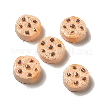 Cabochons décodés en biscuit de résine opaque&nbsp;RESI-A033-04L-1