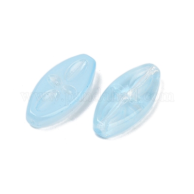 Прозрачные стеклянные бусины DGLA-E004-14E-1