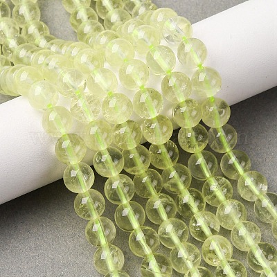 Естественный лимонный кварц нитей бисера G-G286-A04-8mm-1