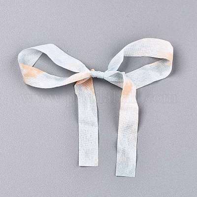 Льняная ткань с большим бантом FIND-R087-07B-1