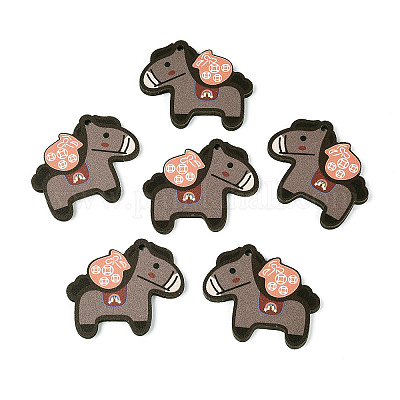 Печатные деревянные подвески&nbsp;WOOD-T033-01A-1