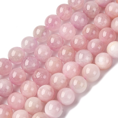 Круглые бусины пряди натуральный Kunzite G-K068-27-8mm-1