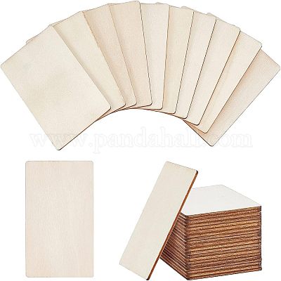 Деревянная пустая визитка DIY-WH0283-52-1