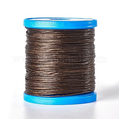 Round Waxed Thread for Leather Sewing Leather Thread Wax String Polyester  Cord for Leather Craft Stitching Bookbinding