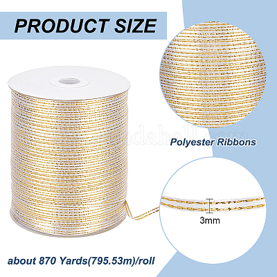 Полиэфирные ленты SRIB-WH0011-219A-01-1