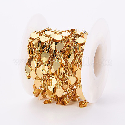 Латунная прутковая цепочка с зубчатыми краями ручной работы CHC-S012-094-1