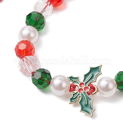 Стеклянные браслеты BJEW-JB12438-01-1