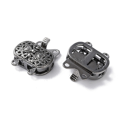 Застежки латунные коробки KK-F867-38B-1