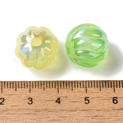 Светящиеся акриловые бусины с УФ-покрытием OACR-H123-23-1