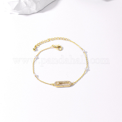 Браслеты из латунных прямоугольных звеньев SV9827-1