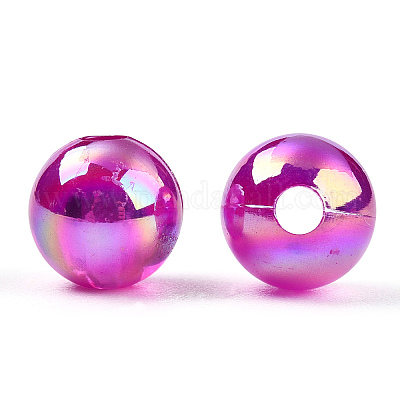 Perles en acrylique transparente&nbsp;MACR-T046-01E-10-1