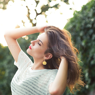 10 пара двух стилей сережек-подвесок из сплава ананаса и питайи с эмалью EJEW-AN0001-37-1