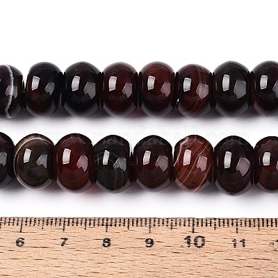 Окрашенные естественный агат бисер пряди G-T144-26B-1