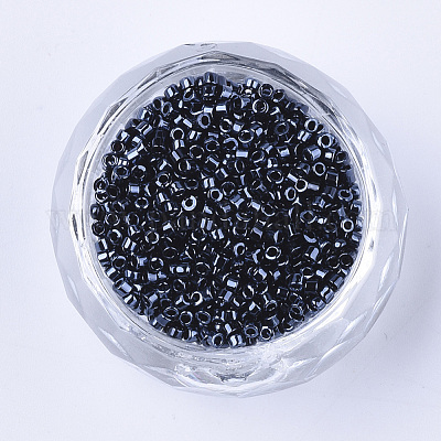 Бусины из гальванического стекла SEED-Q036-01A-B01-1