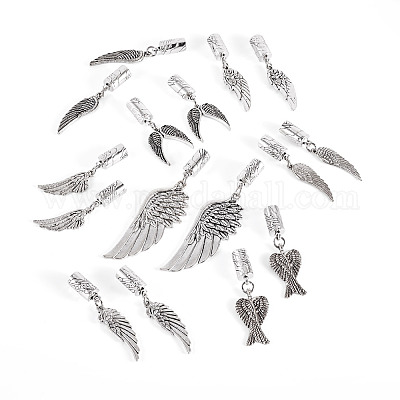 16 шт. 8-х стильный наконечник для шнура из сплава PALLOY-PJ00001-1