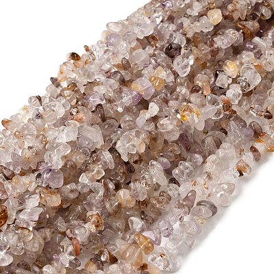 Природного кварца lodolite нитей бисера G-H315-A01-01-1