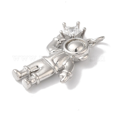 Покрытие стойки латунь микропаве прозрачные подвески из кубического циркония KK-B092-40P-1