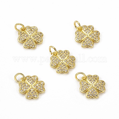 Латунные микро проложить кубического циркония подвески KK-E068-VB113-1