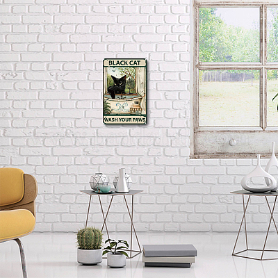 Старинный металлический оловянный знак AJEW-WH0157-040-1