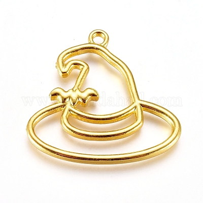 Подвески из цинкового сплава с открытой спиной PALLOY-D199-17G-1