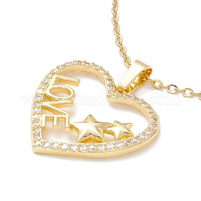 Golden Love Earrings - Gold/Clear
